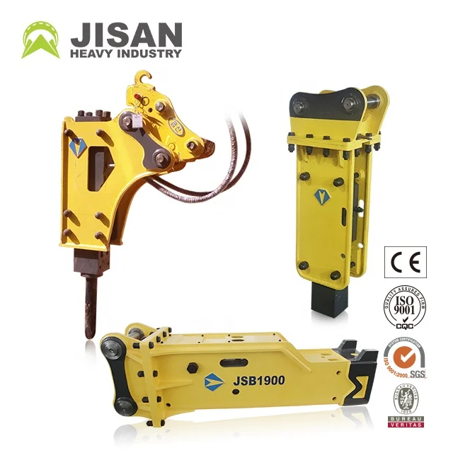 175mm Side Type Hydraulic Breaker Nitrogen For Excavator Pc450