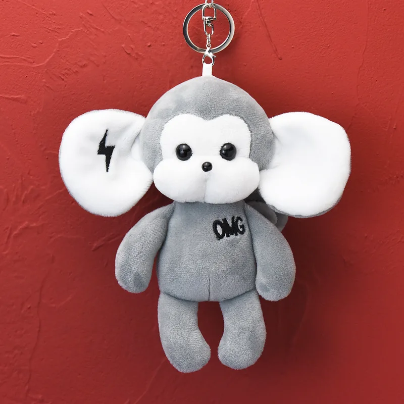 Custom Mini Plush Keychain Plushies Custom Plush Toys Keychain For Soft Mascot Monkey Pendant
