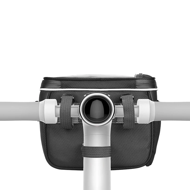 Bike Accessories Bike Phone Holder Bicycle Basket Front Storage Tote Front Tube Bag Pannier Bag Shoulder Messenger