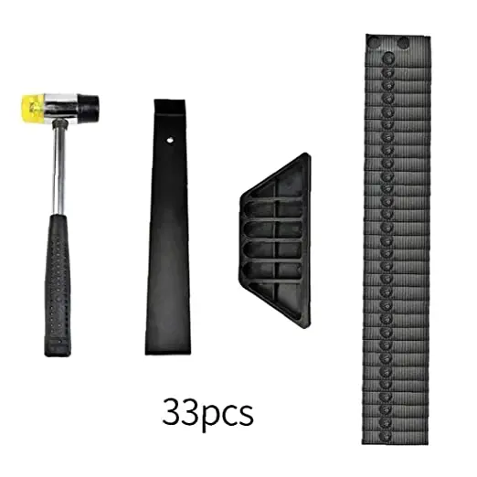 Laminate Wood Flooring Installation Kit Plastic Wood Flooring Fitting Tools Set 33PCS