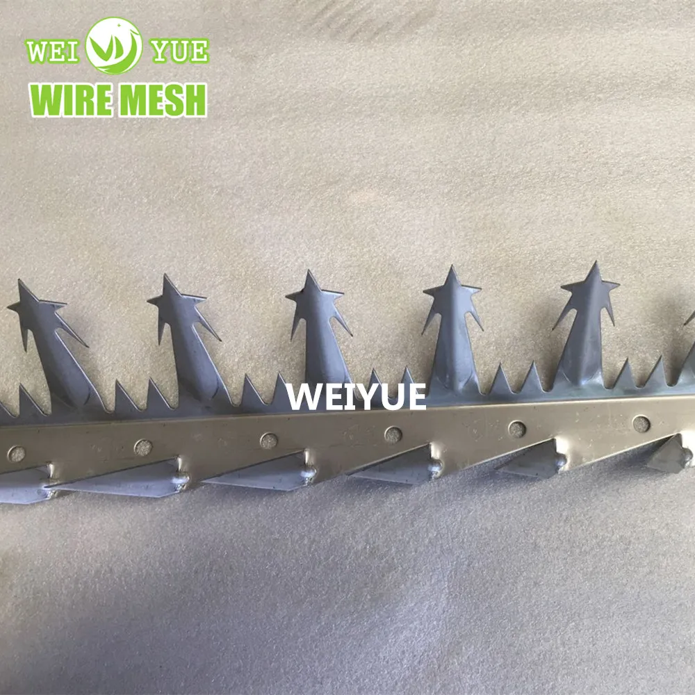 Анти-альпинистские шипы/оцинкованная стальная настенная ограда анти-альпинистская стена Spik