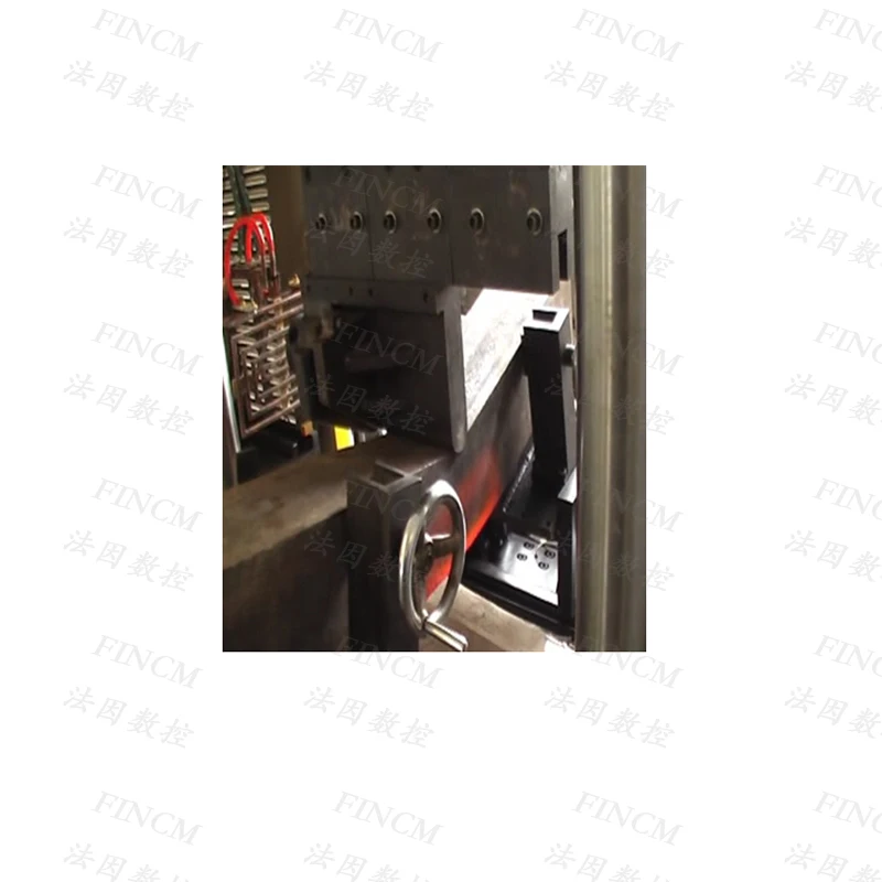 GHQ250~700  FINCM  CNC Press Brake Angle Open Bar Iron Curving  Bending Machine For Power Transmission Line