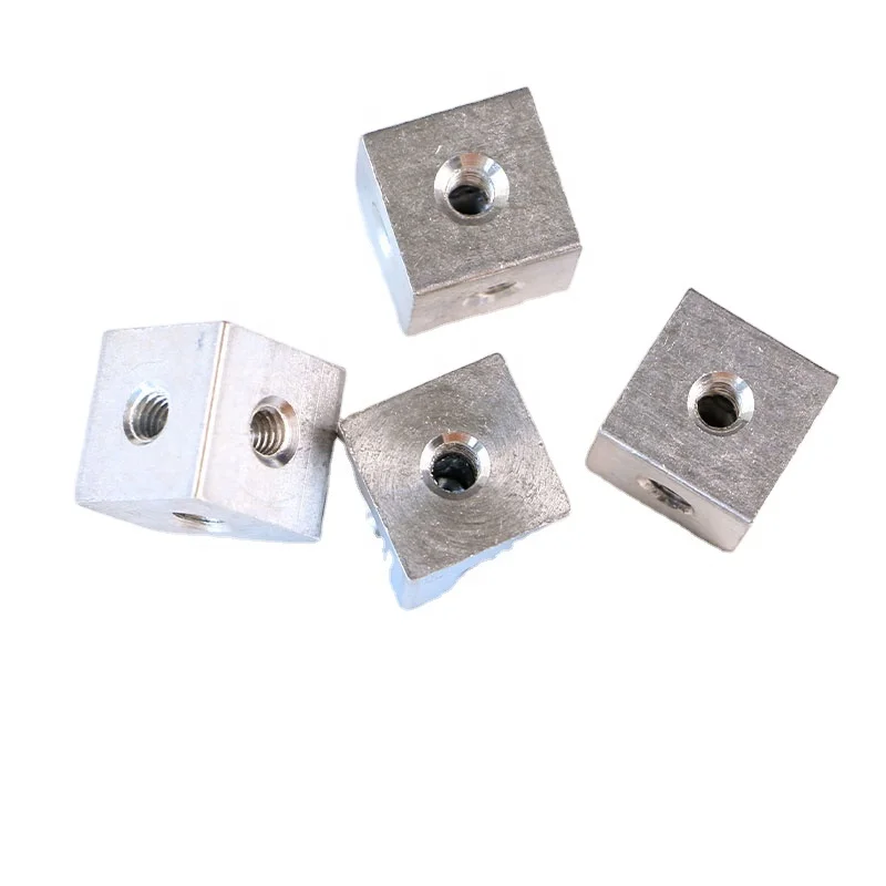 Aclidinium Cube For With Screws M3 M4 M5 M6 Slot Aluminum Extrusion Profile Cube Corner CNC Parts
