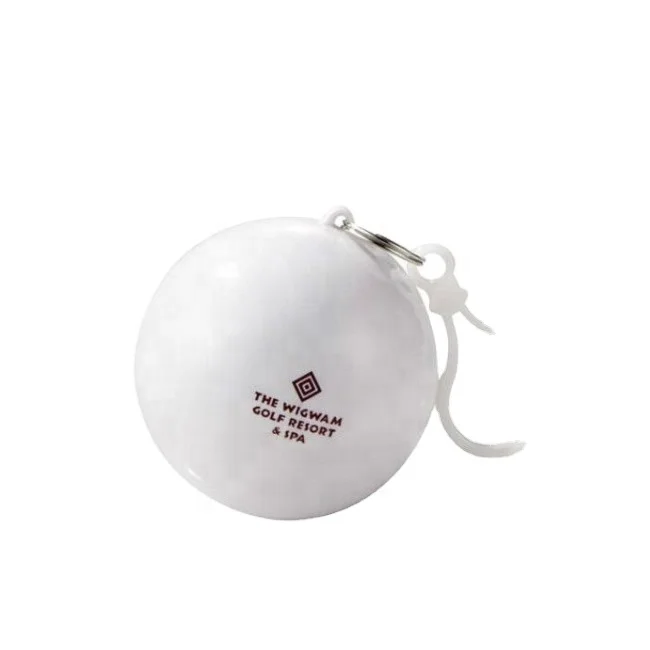 Promotional Logo Branded Disposable Raincoat and Ball Shaped Raincoat