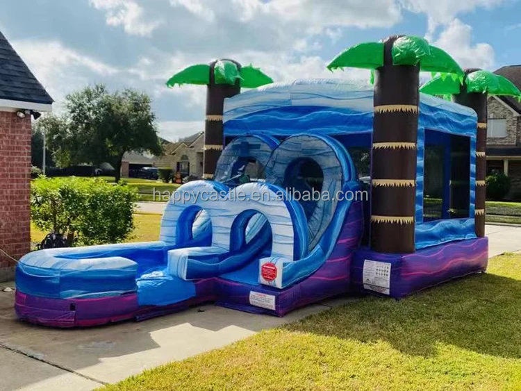 Party rental commercial grade bouncy castle bounce house slide combo for kids and adults