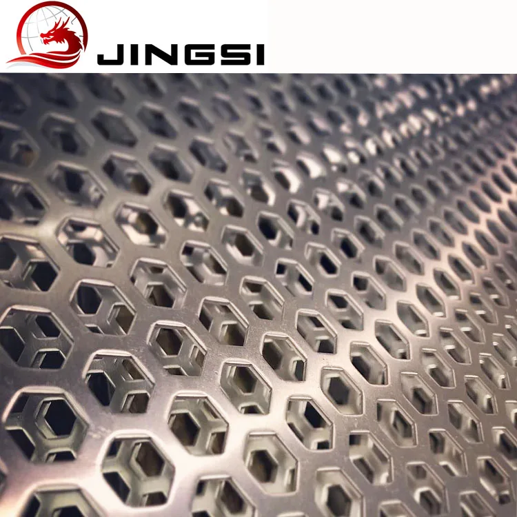 Stainless Steel Honeycomb Perforated Mesh For Facade