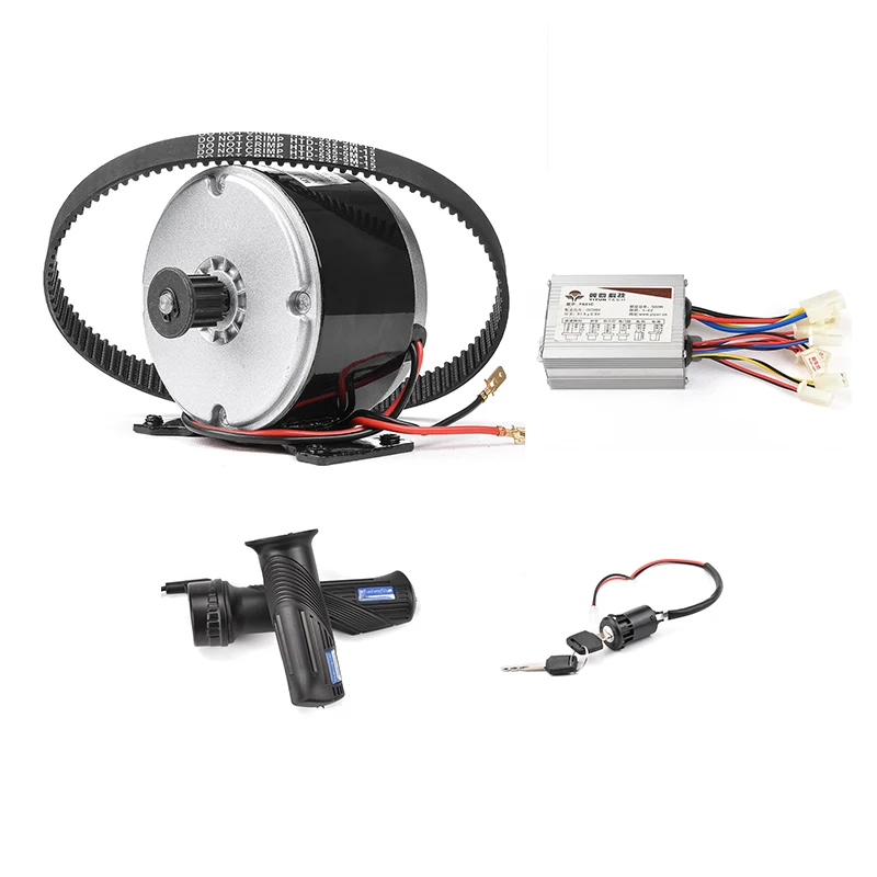 MY1016 24V 300W High Speed Belt Brush Motor Electric Scooter Motor Electric Bicycle Part