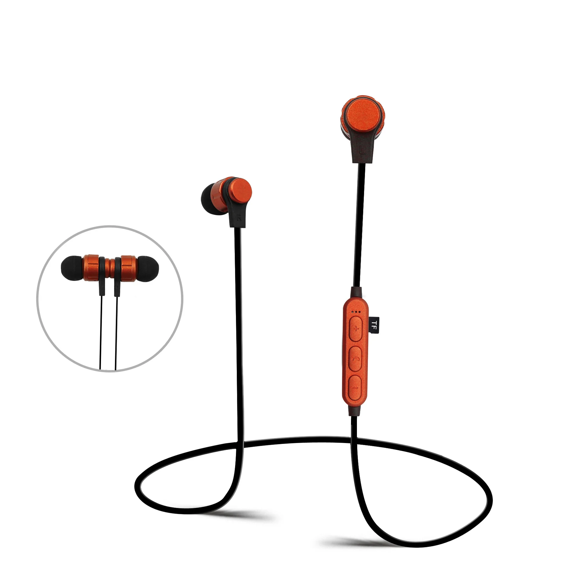 SUNDI Wholesales Stereo Sound Halterneck earphone Wireless BT IPX-6 Waterproof Sport Headphone WIth Mic microphone