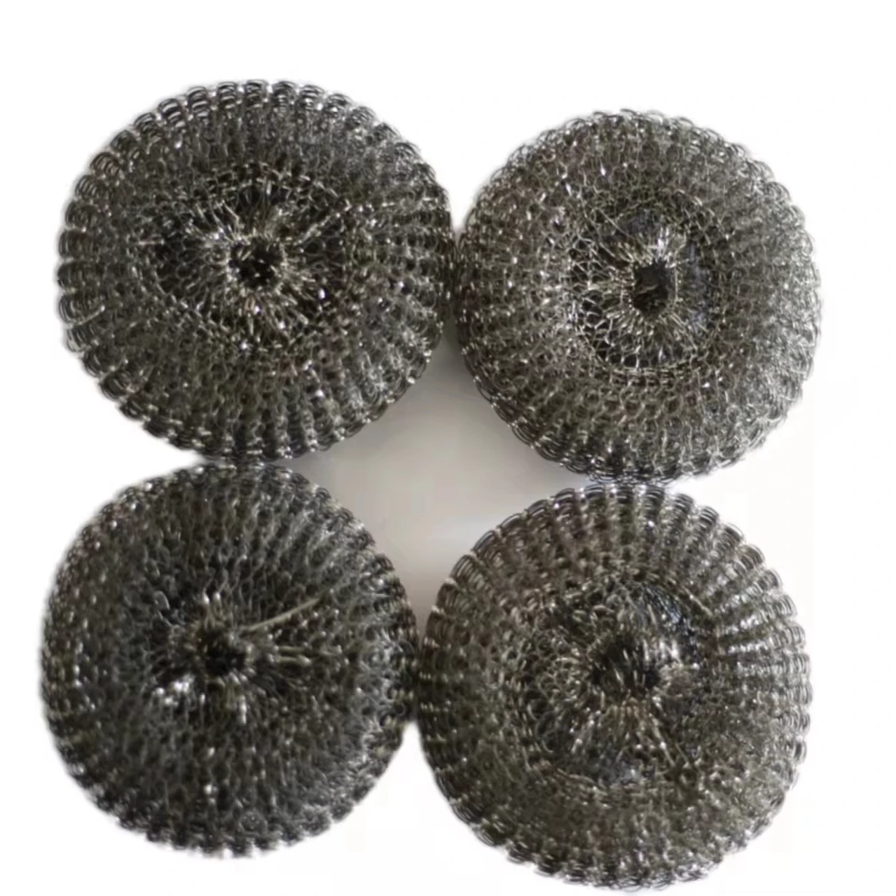 factory supplying stainless steel wire ball 0.13mm wire automatic scourer  spiral  wire ball kitchen cleaning scourer