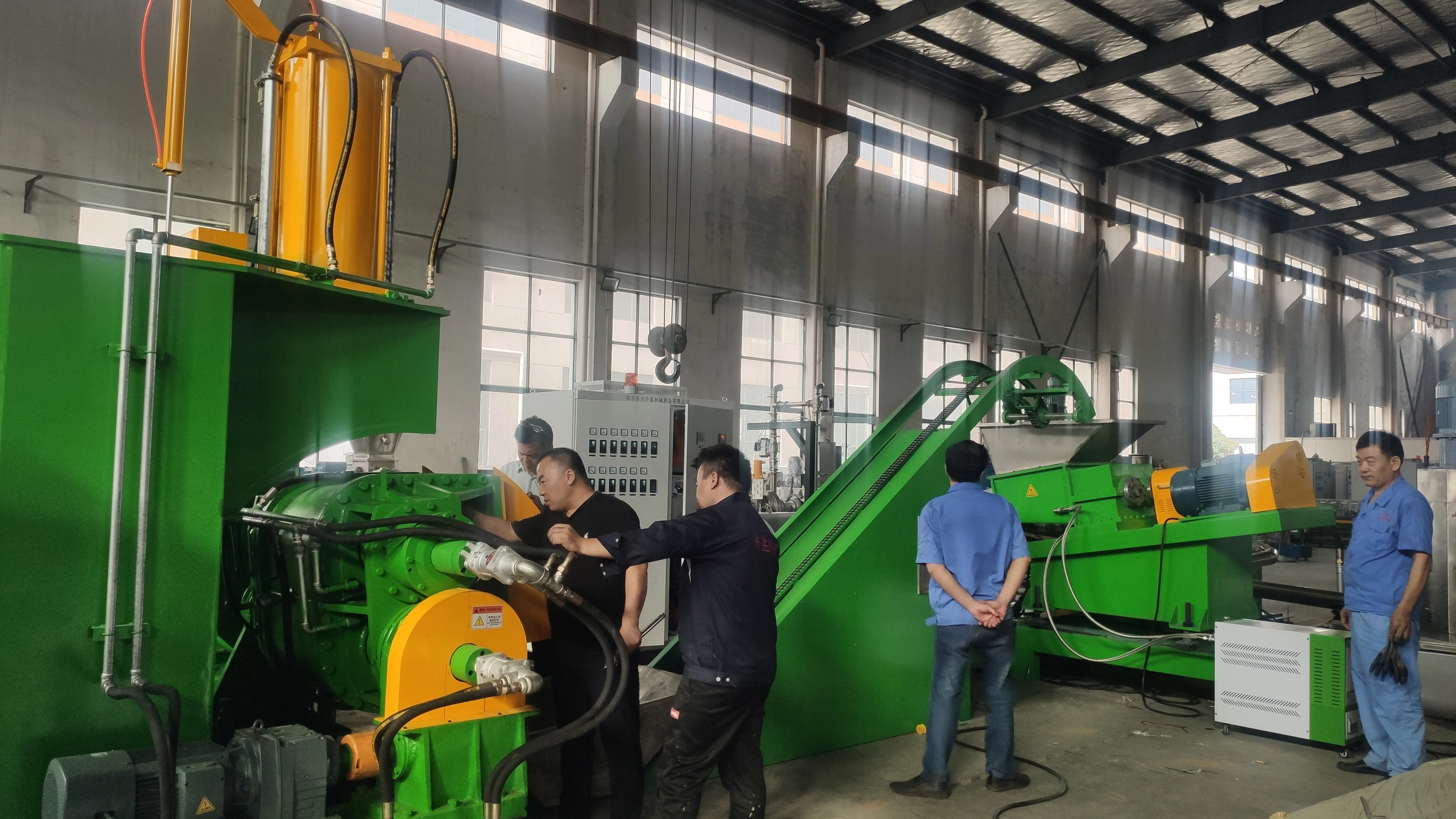 Twin Screw Extruder PP PE Talc/TiO2/CaCO3 Filler Masterbatch Line