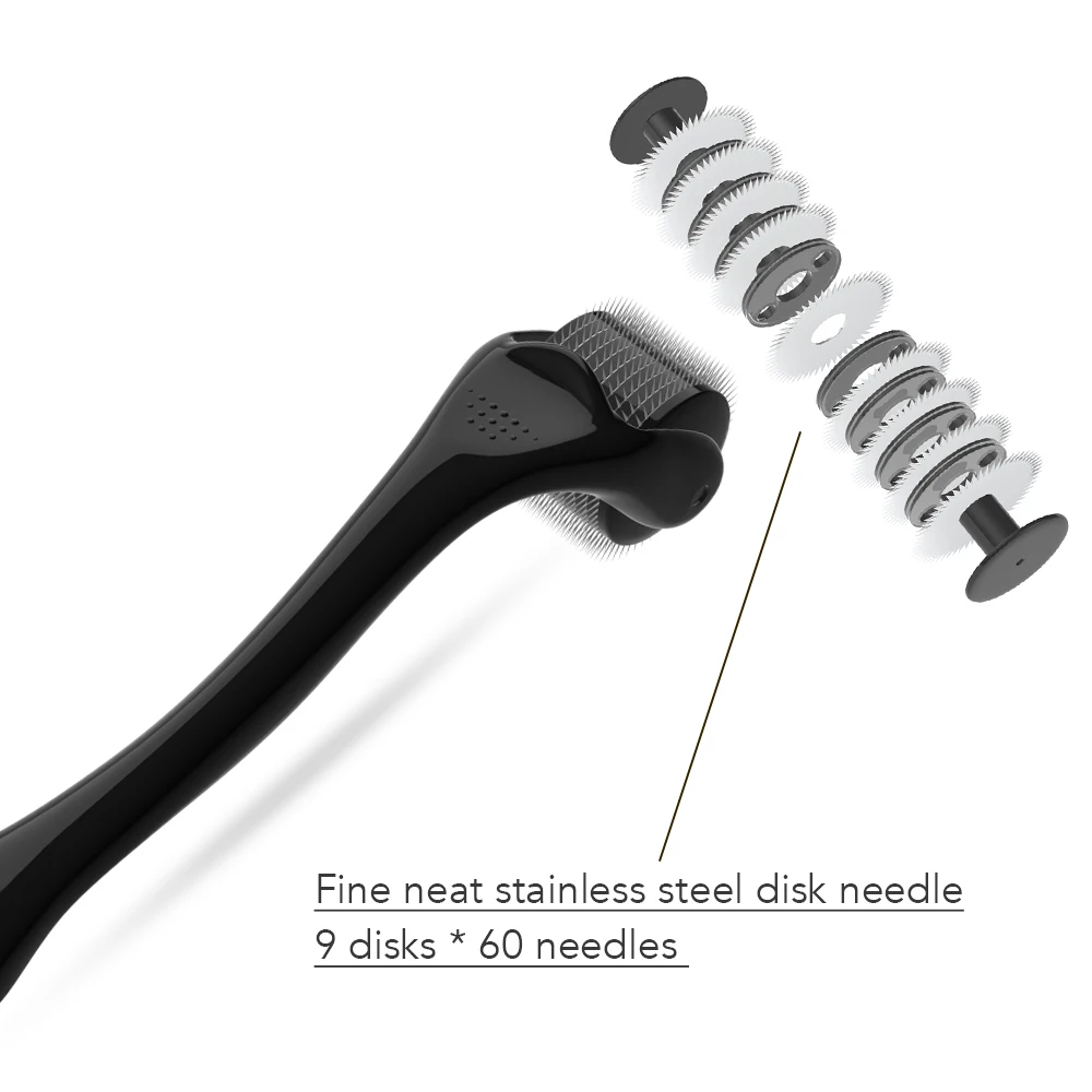 OstarRoller Hot Selling 0.5mm Needle For Face And Stretch Marks Titanium Roller Best Price Hair Beard Growth Derma Roller