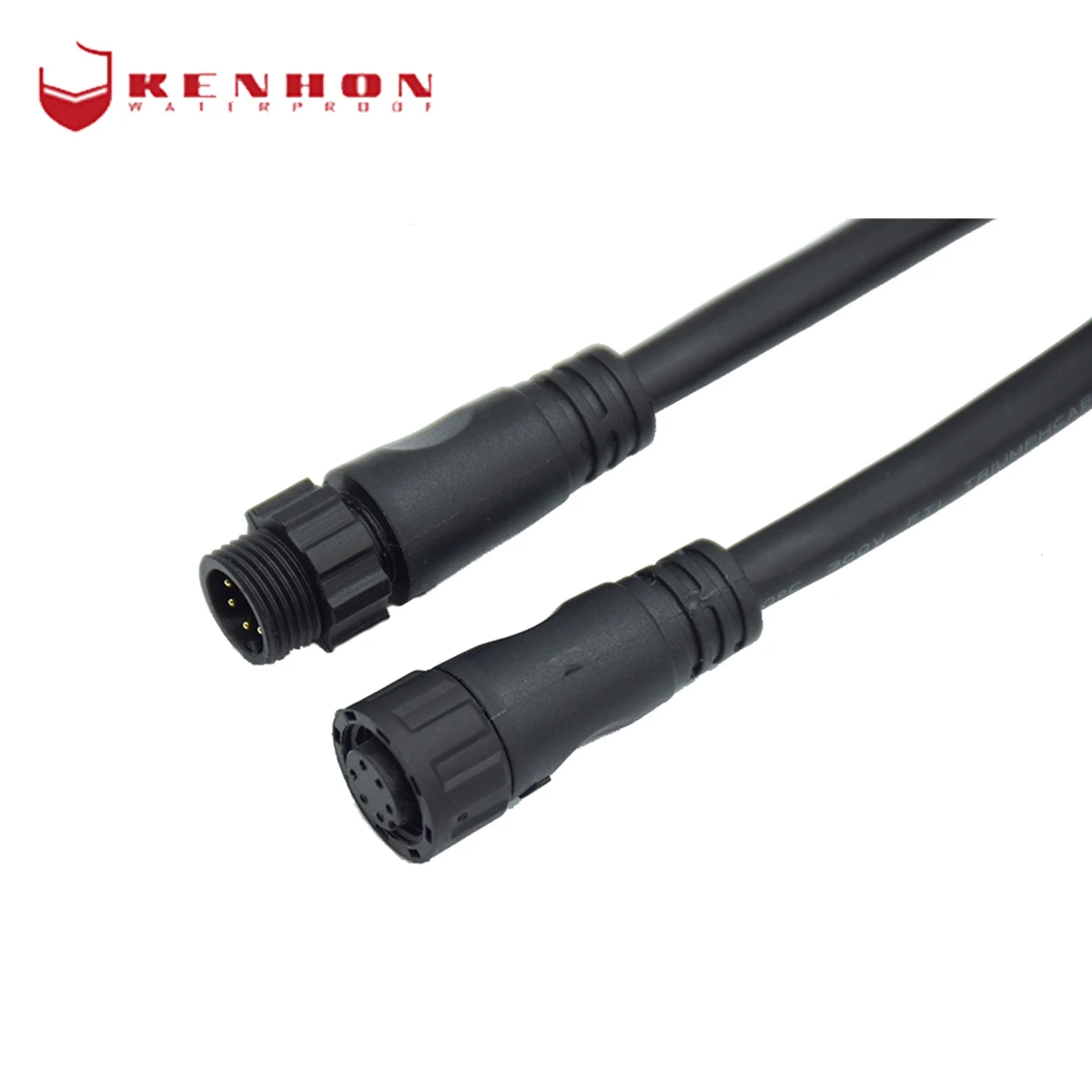 OEM IP67 IP68 Мужской Женский ПВХ 2 3 4 5 6 8 pin Электрический штекер Водонепроницаемый светодиодный