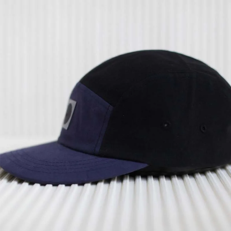 Wholesale Street Sports Cotton  Two Tone  Multi Color Five 5 Panel Baseball Cap Hat For Men