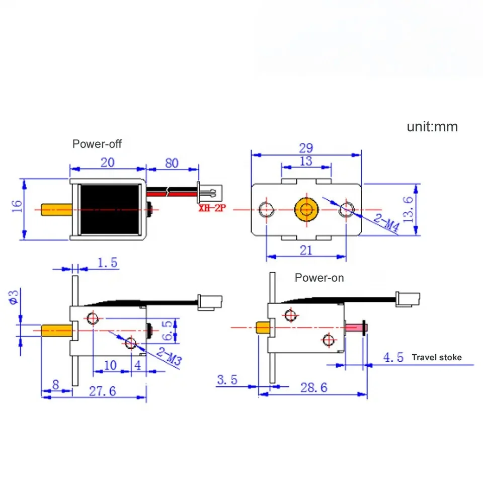 0620 микро-мини электромагнитный с открытой рамой толкатель соленоида DC12V 4 5 мм ход