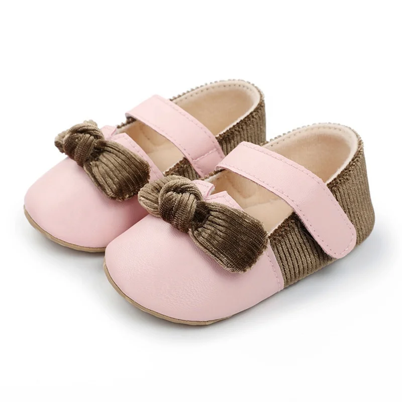 EVERTOP new arrival outdoor comfortable soft sole PU leather baby shoes baby princess shoes