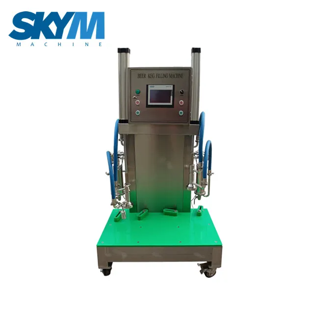 Stainless steel plastic beer keg brewery equipment beer keg filling machine