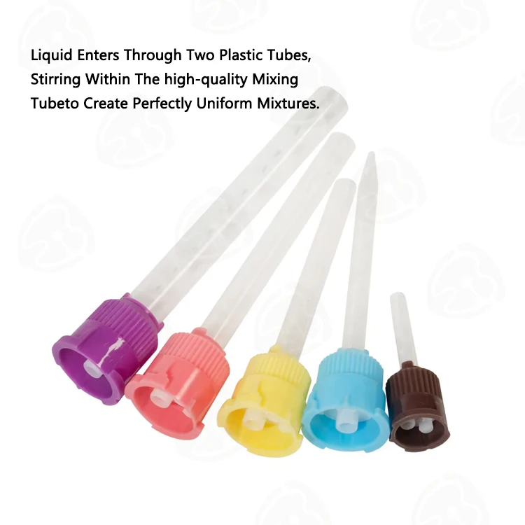 Factory Supplying Dental Static Nozzles Dental Static Mixer Dental Tips Epoxy Mixing Nozzle