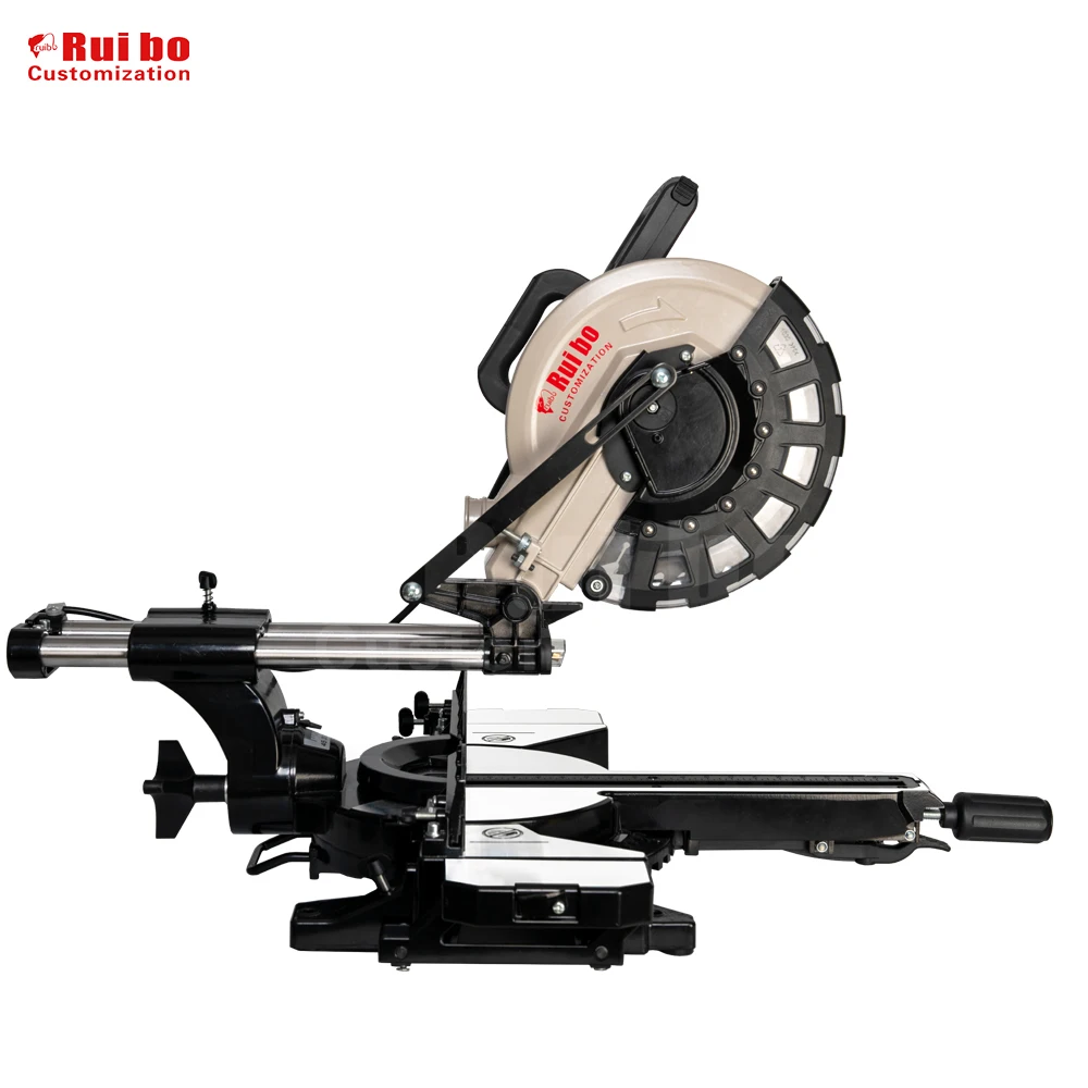 OEM Service Carpentry Tools Safe Operation 255mm Miter Saw 2000W Compound Miter Saw