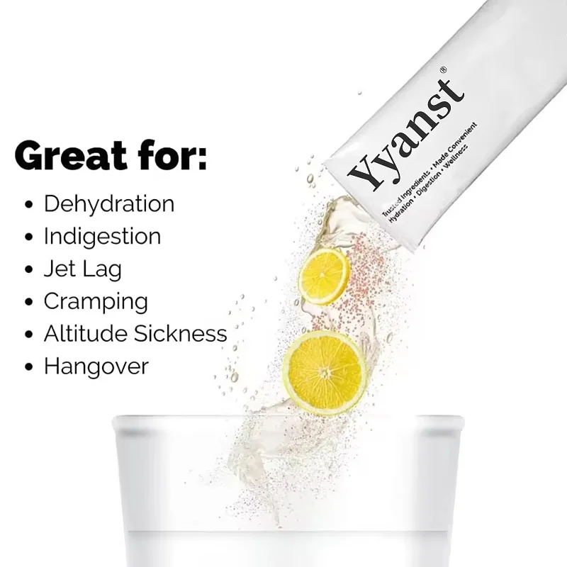 Private Label Electrolyte Powder Drink Hangover Relief Supplement and Promote Digestive System Electrolyte Powder