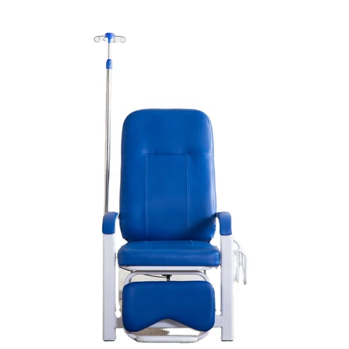 EU-610 Cheap hospital chair medical patient transfusion chair infusion chair with IV pole for sale