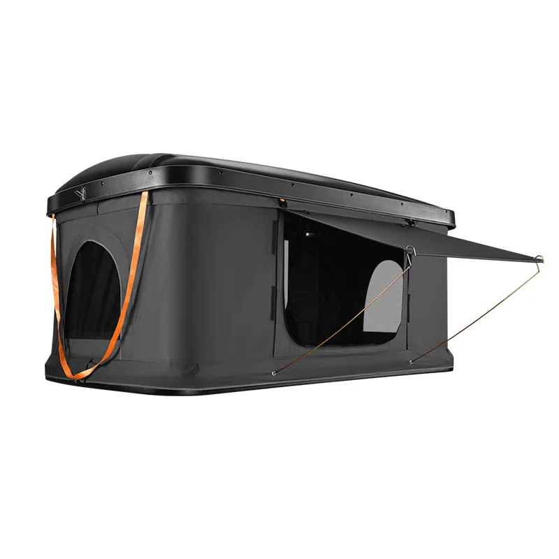 Car roof tent for two-person self-driving outdoor camping hard shell universal car tent factory direct sales