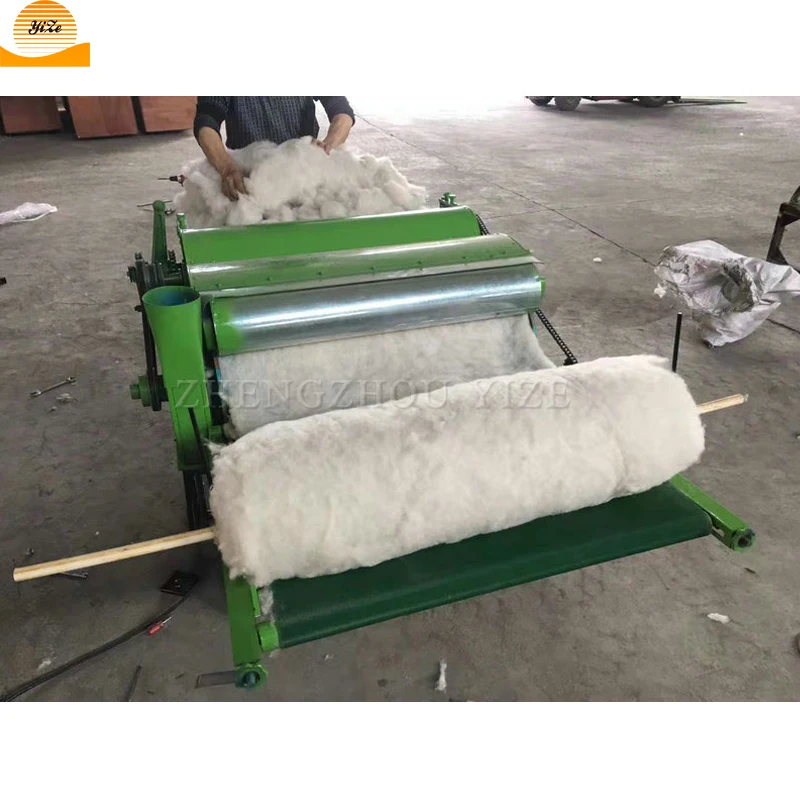 Textile wool quilting fiber wool opening machine polyester fiber opener fabric waste cotton old cloth recycling machine