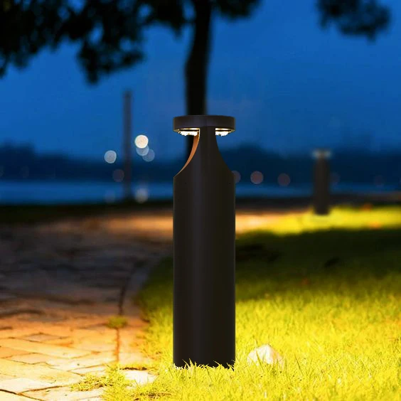 outdoor garden path 110v/220v waterproof lawn bollard yard led light 100cm hight