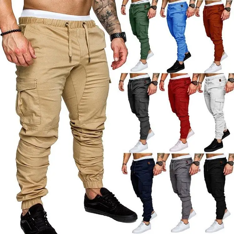Z12 Custom Track Pants Logo Stripe 10 Color Track Pants Sport Casual Cargo Trousers For Men Jogging Stack Cargo Pants