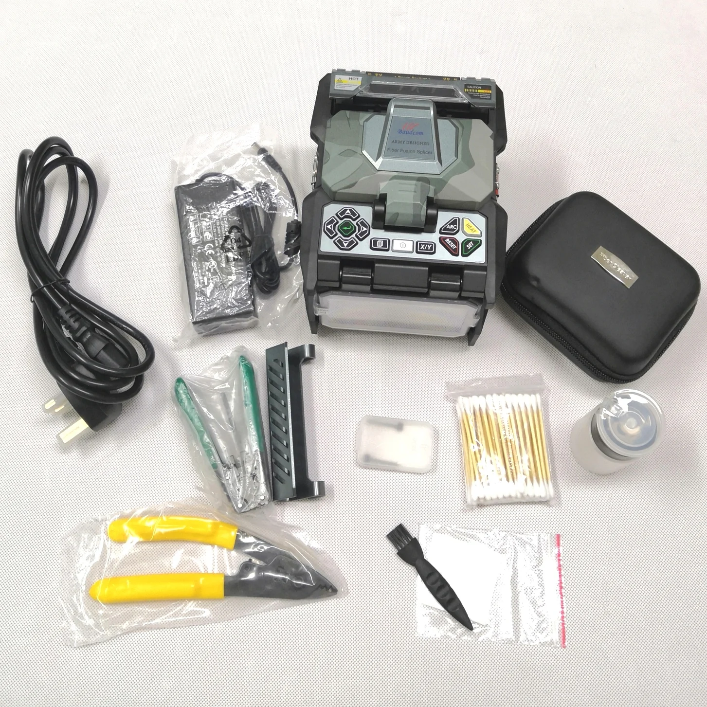 Fusion splicing machine 6 motor optical fiber welding fusion touchscreen FS-81