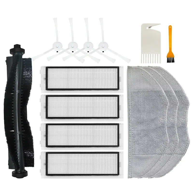1pcs Roller Main Brush 4pcs Hepa Filters 4pcs side brushes 2pcs mops cloth replacement for 360 S5 S7 Vacuum Cleaner Parts