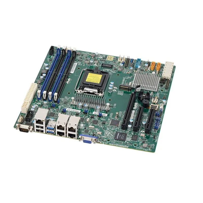 New Arrivals ATX  X11SSH-LN4F Mainboard Socket H4 LGA 1151 Xeon E3-1200 v5/v6 C236 Chipset DDR4 8x SATA Server Motherboard