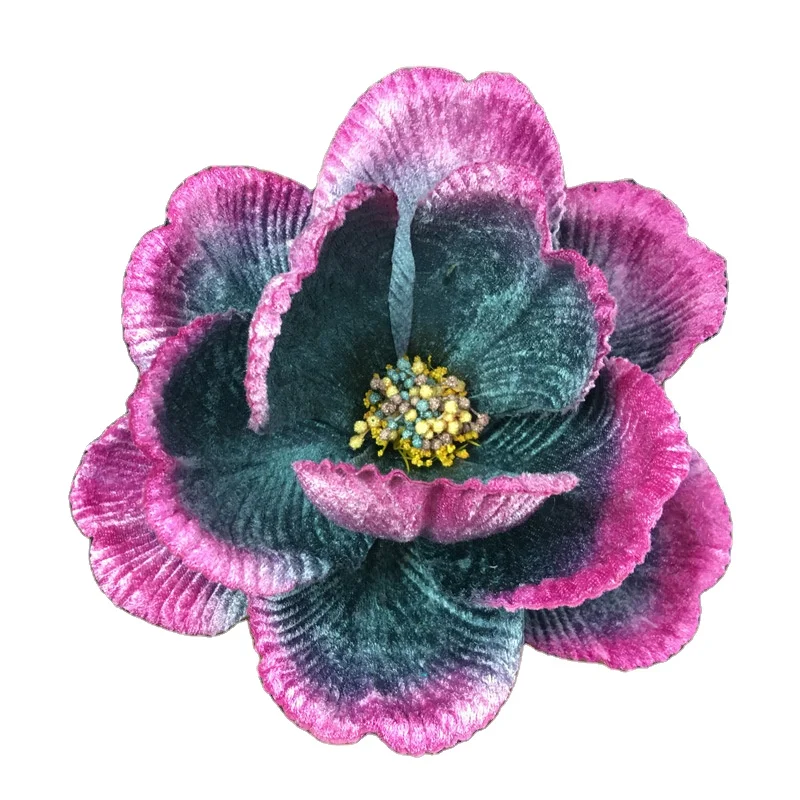 Wholesale hot-selling high-grade flannel artificial single multi-color Italian peony flower arrangement material