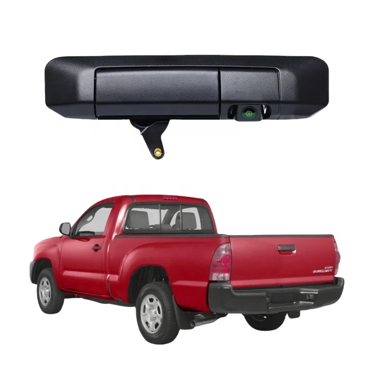 Customized For 2005-2015 Toyota Tacoma Tailgate Handle Backup Camera Rear View Reversing