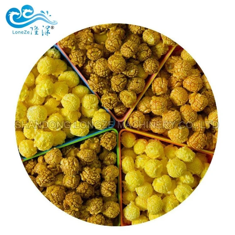 Industrial Automatic Gas Caramel Popcorn Machine Supplier