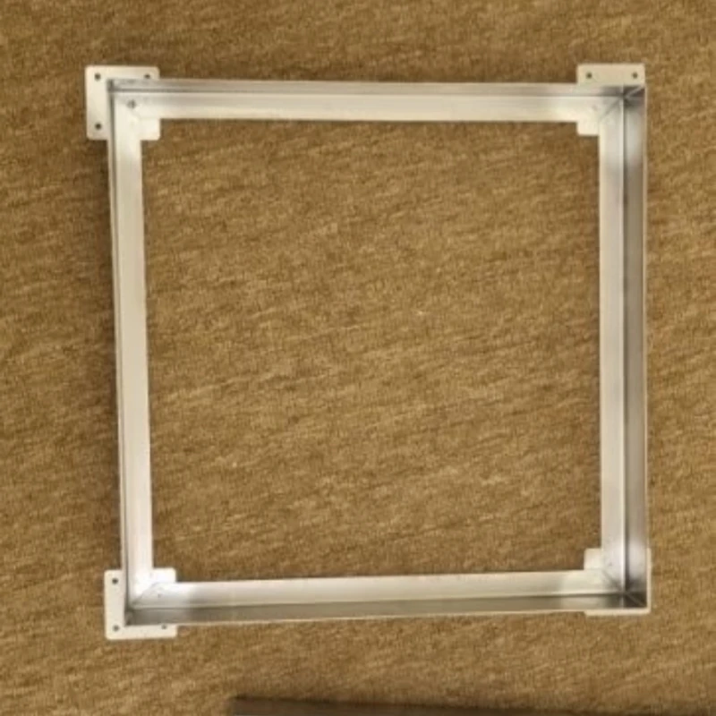 Custom 304/201 Stainless Manhole Cover and flames Sewer square decorative sinking-mode well lid