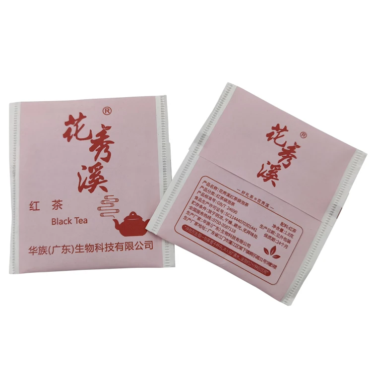 biodegradable heat seal tea bag filter paper roll film with string rag tea sachet packing