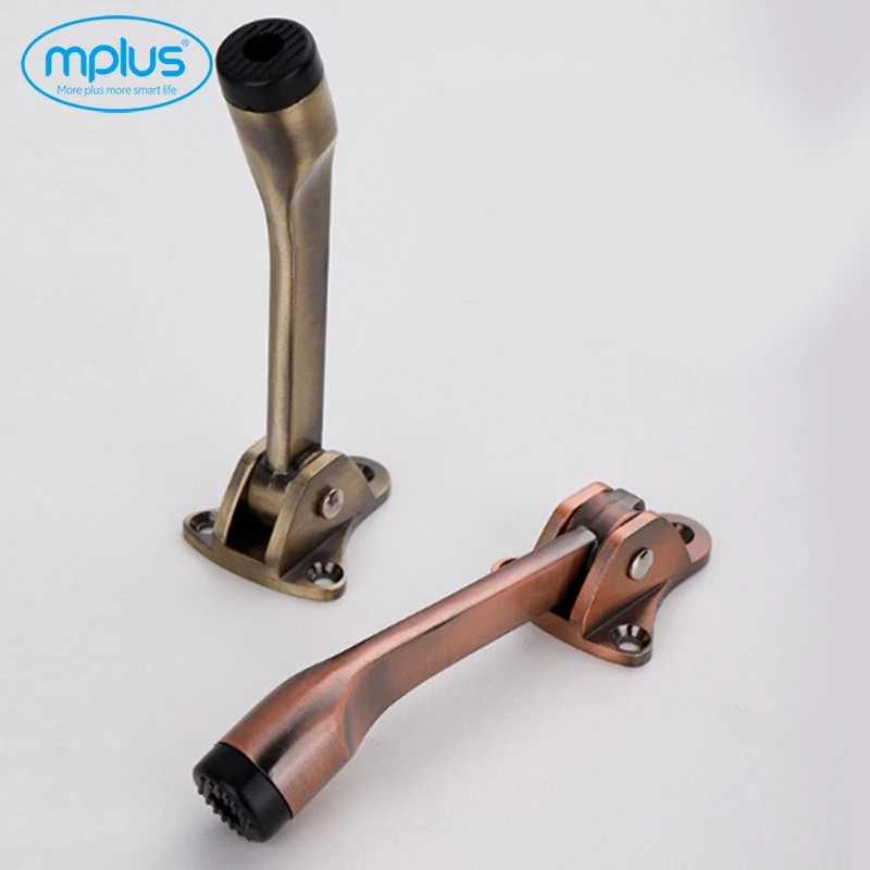Decorative Hardware modern hotel door holder stopper Magnetic metal wooden door stopper foot door stop