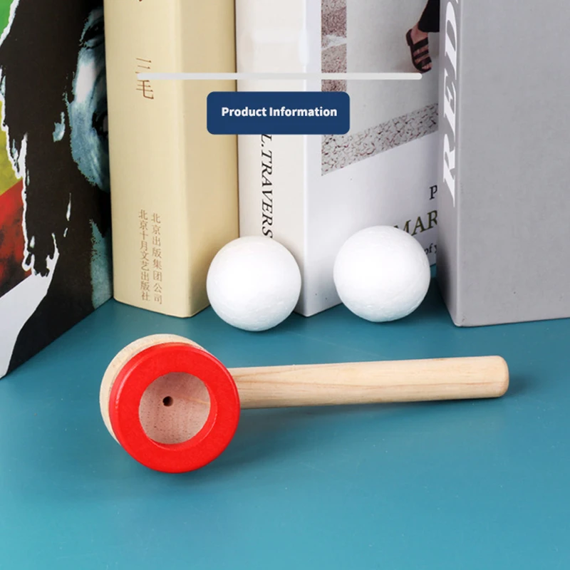 Hot sale custom interesting baby balloon blowing   kids wooden  other novelty & gag toys fine motor skills toys