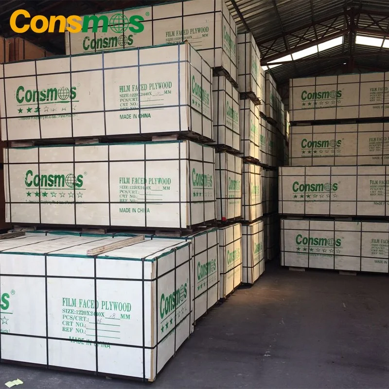 18mm 21mm Finger Joint Phenolic Resin Laminated Film Faced Plywood for Construction