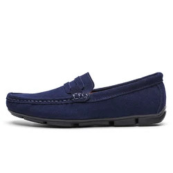 Wholesale Men Classic Leather Shoes Moccasin Gommino Driving Shoes Soft Loafers For Men