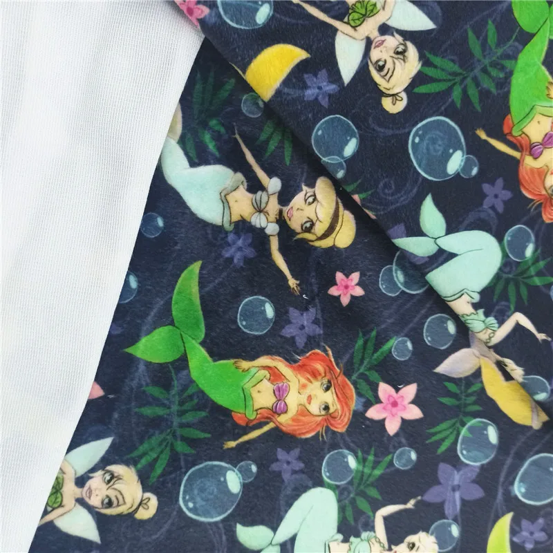 Hot Sell Polyester Brushed Fabric Digital Custom Printed Minky Fabric For Blanket