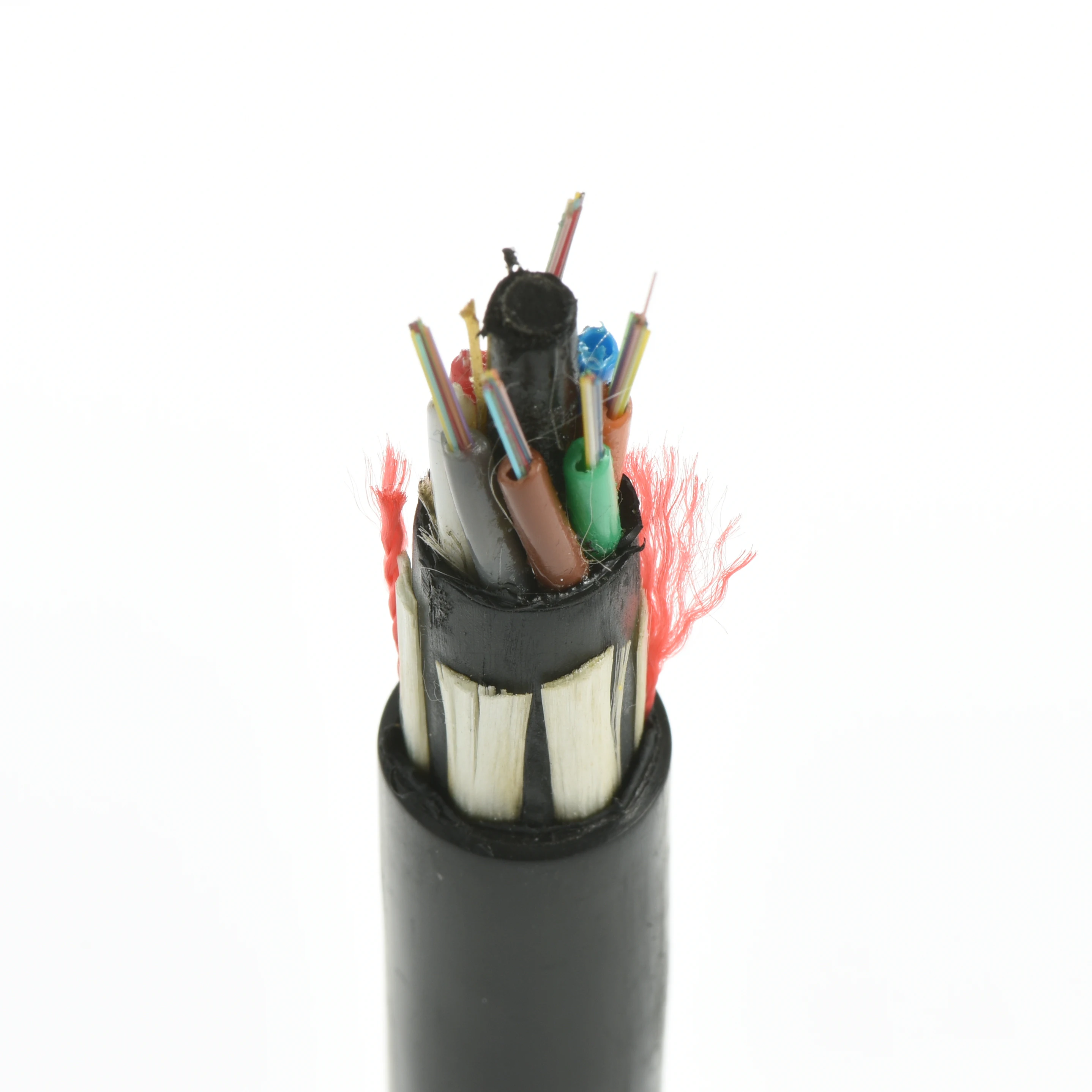 fibra optica 12 hilos adss  2 core 6 24 hilos 4km Single Jacket asu fibre optic cable price