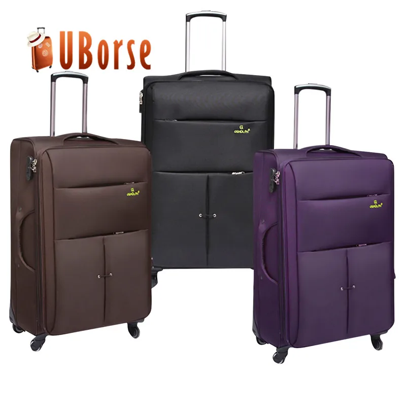 
20 24 28 32 inch Soft Case Oxford Travel Bags Carry-on Trolley Luggage Sets For Men Women 
