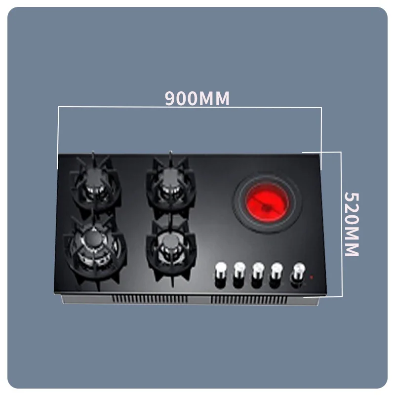 New Fashion Home Appliance Built Gas Hobs Italy Gas Stove Butane Stove Battery Stove for Cooking Ceramic Glass Gas Cooktops