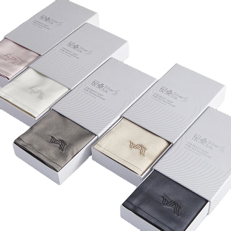 22/25/30MM Highest Quality 6A Mulberry Silk Both Side Pillowcase In Custom Box