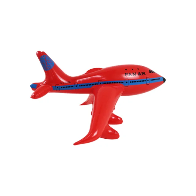 inflatable vehicle toy inflatable red airplane floating game for kids in Summer holiday