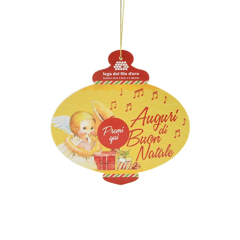 LED Christmas  String Light Hanging Oval  Lamp  Card Lantern Christmas Home Decoration Ornament Party Supplies