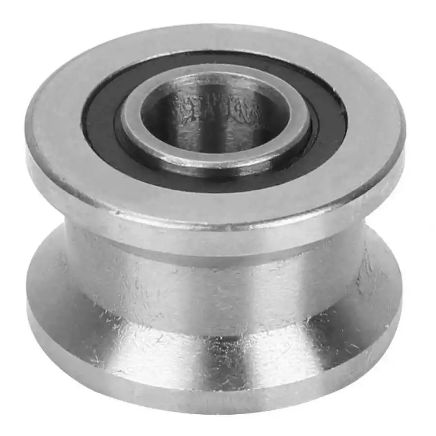 T22 8*22.5*14.5mm Miniature Stainless Steel U Groove Pulley Bearing High Accuracy Track Sliding Roller Ball Bearing Low Noise