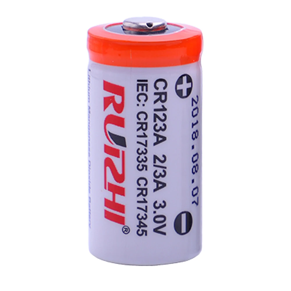 RUIZHI CR123A 2/3A high capacity battery