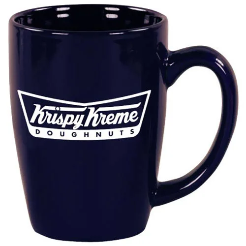 Round top square bottom ceramic mug